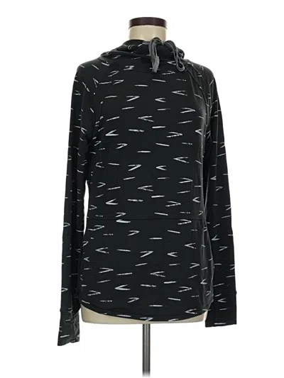 Pre-owned Title Nine Pullover Hoodie In Black