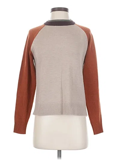 Pre-owned Title Nine Pullover Sweater In Brown