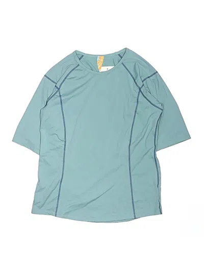 Pre-owned Title Nine Rash Guard In Teal