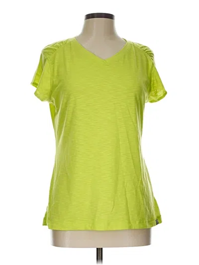 Pre-owned Title Nine Short Sleeve Top Green Scoop Neck Tops