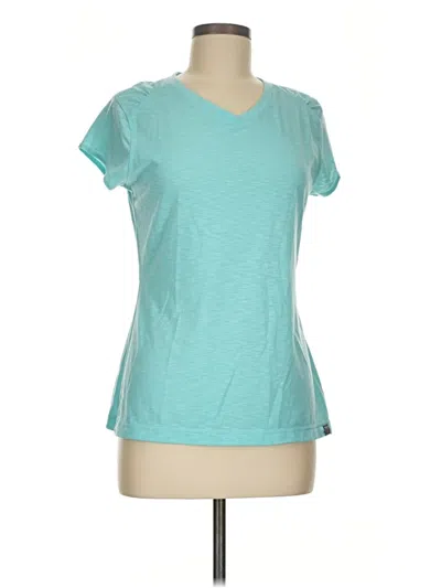 Pre-owned Title Nine Short Sleeve T-shirt In Teal