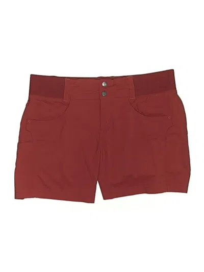 Pre-owned Title Nine Shorts In Burgundy