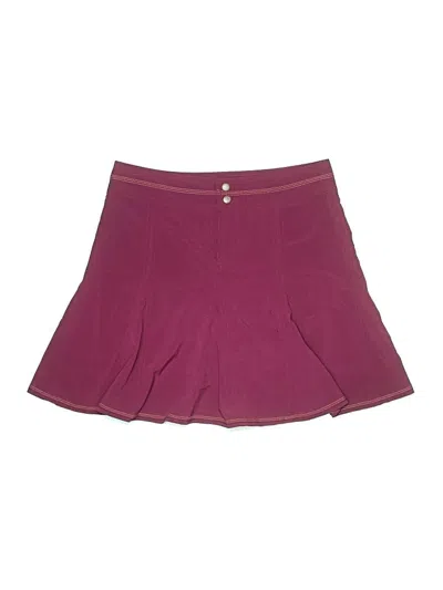 Pre-owned Title Nine Skort In Burgundy
