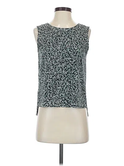 Pre-owned Title Nine Sleeveless Blouse In Teal