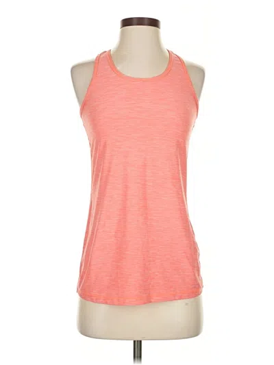 Pre-owned Title Nine Sleeveless Top Orange Halter Neckline Tops