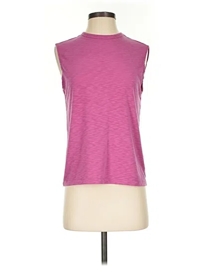 Pre-owned Title Nine Sleeveless T-shirt In Pink