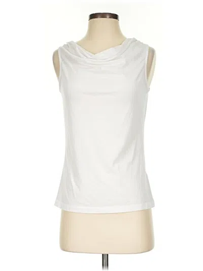 Pre-owned Title Nine Sleeveless T-shirt In White
