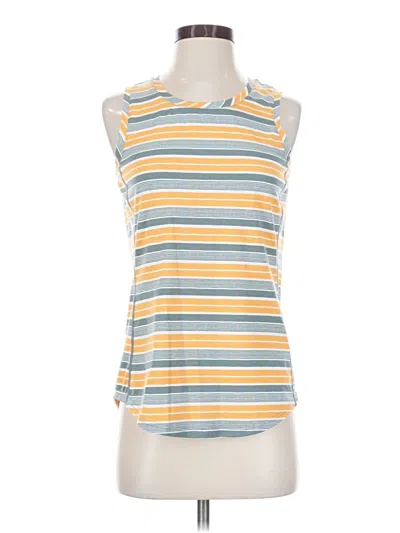 Pre-owned Title Nine Sleeveless T-shirt In Yellow