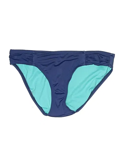 Pre-owned Title Nine Swimsuit Bottoms In Blue