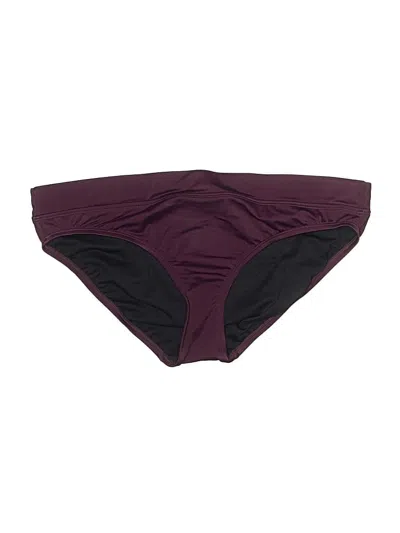 Pre-owned Title Nine Swimsuit Bottoms In Burgundy