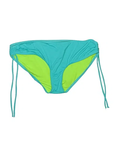 Pre-owned Title Nine Swimsuit Bottoms In Green