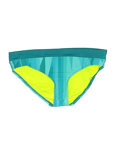 Pre-owned Title Nine Swimsuit Bottoms In Green