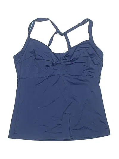 Pre-owned Title Nine Swimsuit Top Blue Swimwear