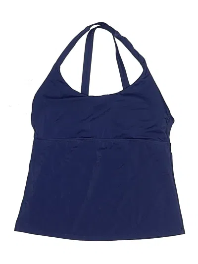 Pre-owned Title Nine Swimsuit Top Blue Swimwear