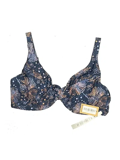 Pre-owned Title Nine Swimsuit Top Blue Swimwear
