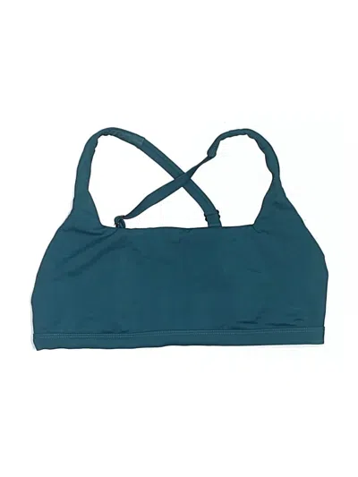 Pre-owned Title Nine Swimsuit Top Teal Swimwear