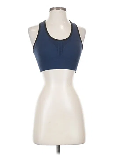Pre-owned Title Nine Tank Top Blue Halter Neckline Tops