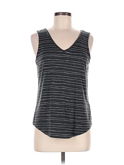 Pre-owned Title Nine Tank Top Gray Plunge Neckline Tops