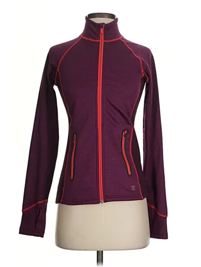 Pre-owned Title Nine Track Jacket In Purple