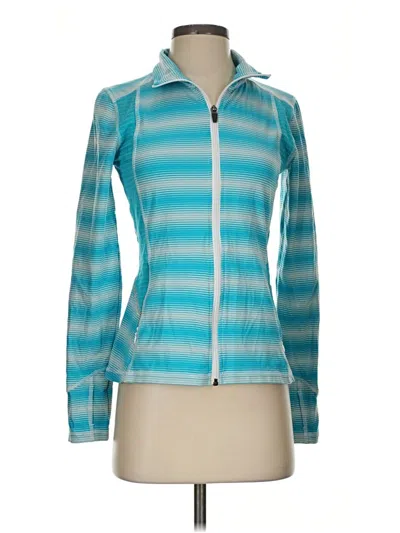 Pre-owned Title Nine Track Jacket In Teal
