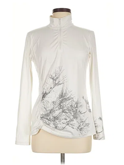 Pre-owned Title Nine Turtleneck Sweater In Ivory
