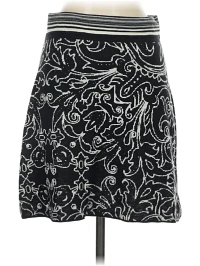 Pre-owned Title Nine Wool Skirt In Black