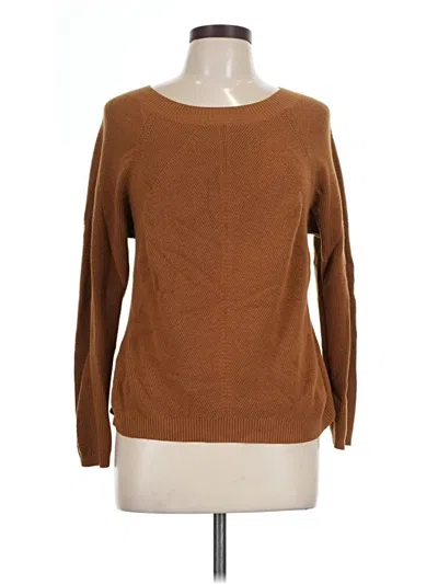 Pre-owned Title Nine Wool Sweater In Brown