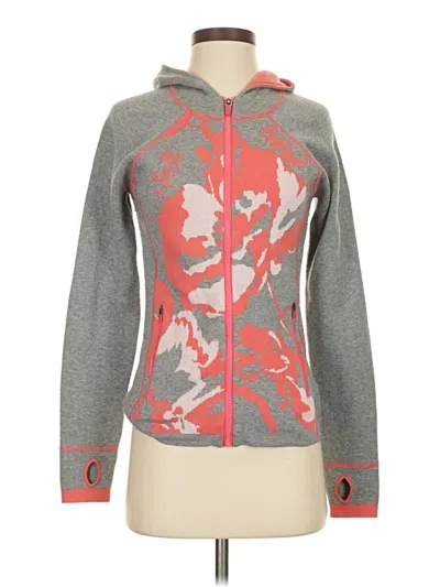 Pre-owned Title Nine Zip Up Hoodie In Gray