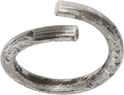 Title Of Work Forged Ring In Silver