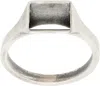 Title Of Work Open Square Ring In Silver