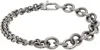 Title Of Work Silver Mixed Cable Chain Bracelet In Silver