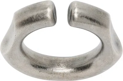 Title Of Work Sterling Ergonomic Ring In Silver
