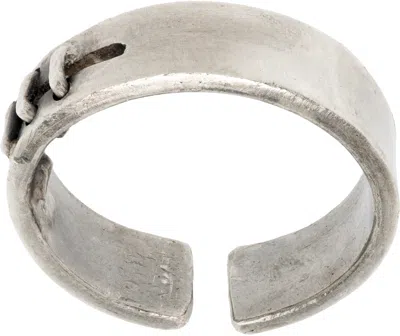 Title Of Work Suture Ring In Silver