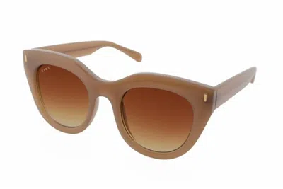 Tiwi Women's Rosetta Oval Sunglasses In Coconut In Brown