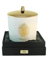 Tiziana Terenzi Arethusa Maxi Scented Candle With 2 Wooden Wicks 500 G In White