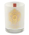 Tiziana Terenzi Arethusa Mini Scented Candle With Wooden Wick 35 G In White