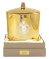 Tiziana Terenzi Cassiopea Maxi Scented Candle With 3 Wooden Wicks 1000 G In White
