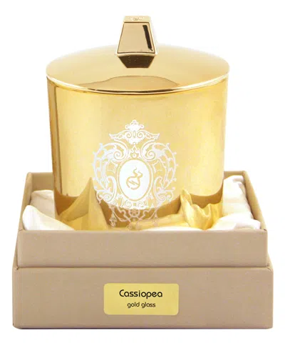 Tiziana Terenzi Cassiopea Scented Candle With Wooden Wick 170 G In White