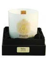 Tiziana Terenzi Delox Scented Candle With Wooden Wick 170 G In White