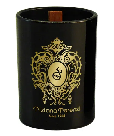 Tiziana Terenzi Foconero Mini Scented Candle With Wooden Wick 35 G In White