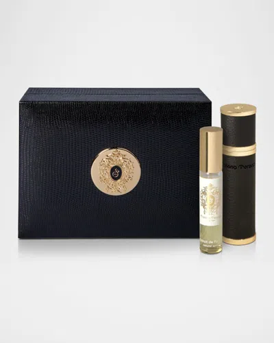 Tiziana Terenzi Gold Rose Oudh Luxury Box Set In Black