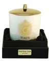 Tiziana Terenzi Gold Rose Oudh Scented Candle With Wooden Wick 170 G In White