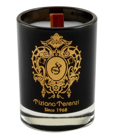 Tiziana Terenzi Laudano Nero Mini Scented Candle With Wooden Wick 35 G