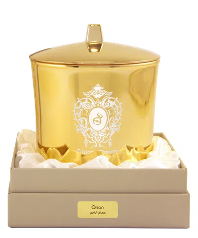 Tiziana Terenzi Orion Maxi Scented Candle With 2 Wooden Wicks 500 G In White