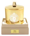 Tiziana Terenzi Orion Scented Candle With Wooden Wick 170 G In White