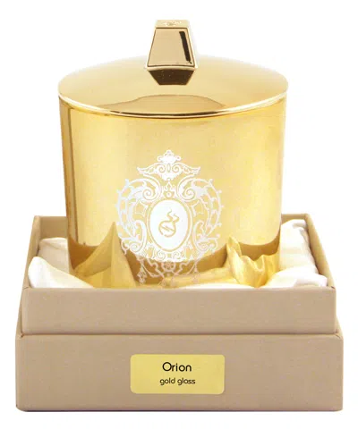 Tiziana Terenzi Orion Scented Candle With Wooden Wick 170 G In White
