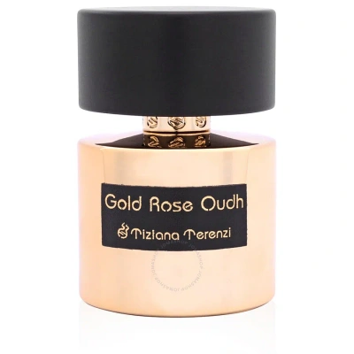 Tiziana Terenzi Unisex Gold Rose Oudh Extrait De Parfum Spray 3.4 oz Fragrances 8016741972249 In Black / Gold / Rose / Rose Gold