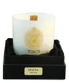 Tiziana Terenzi White Fire Scented Candle With Wooden Wick 170 G In White
