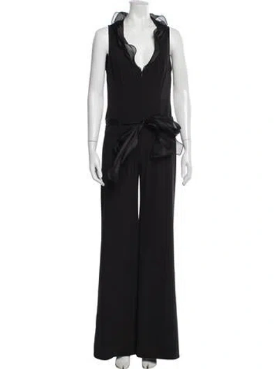Pre-owned Tiziano Zorzan V-neck Jumpsuit In Blue