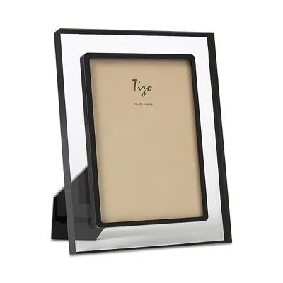 Tizo Black Edged Lucite Photo Frame 4 X 6